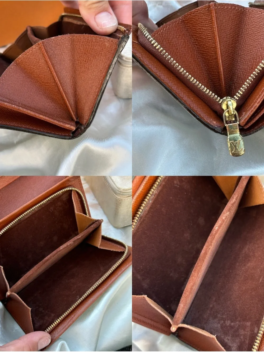 Louis Vuitton Monogram Canvas Trifold Wallet in Brown